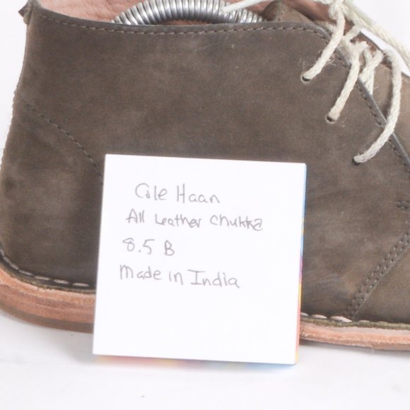 COLE HAAN Brown all-leather chukka boot in EUC! - Picture 2 of 7